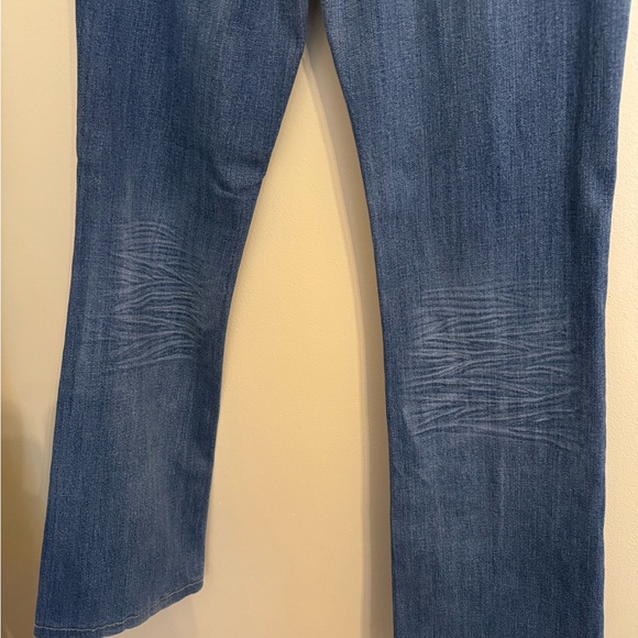 Miss Me Blue Boot Cut Jeans with Rhinestone Embellishments - Picture 4 of 11